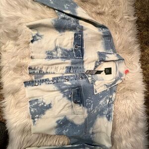 Wild fable Jean jacket distressed